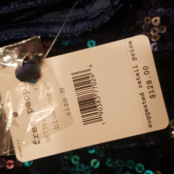 Free people a line velvet sequined dress - Picture 6 of 7